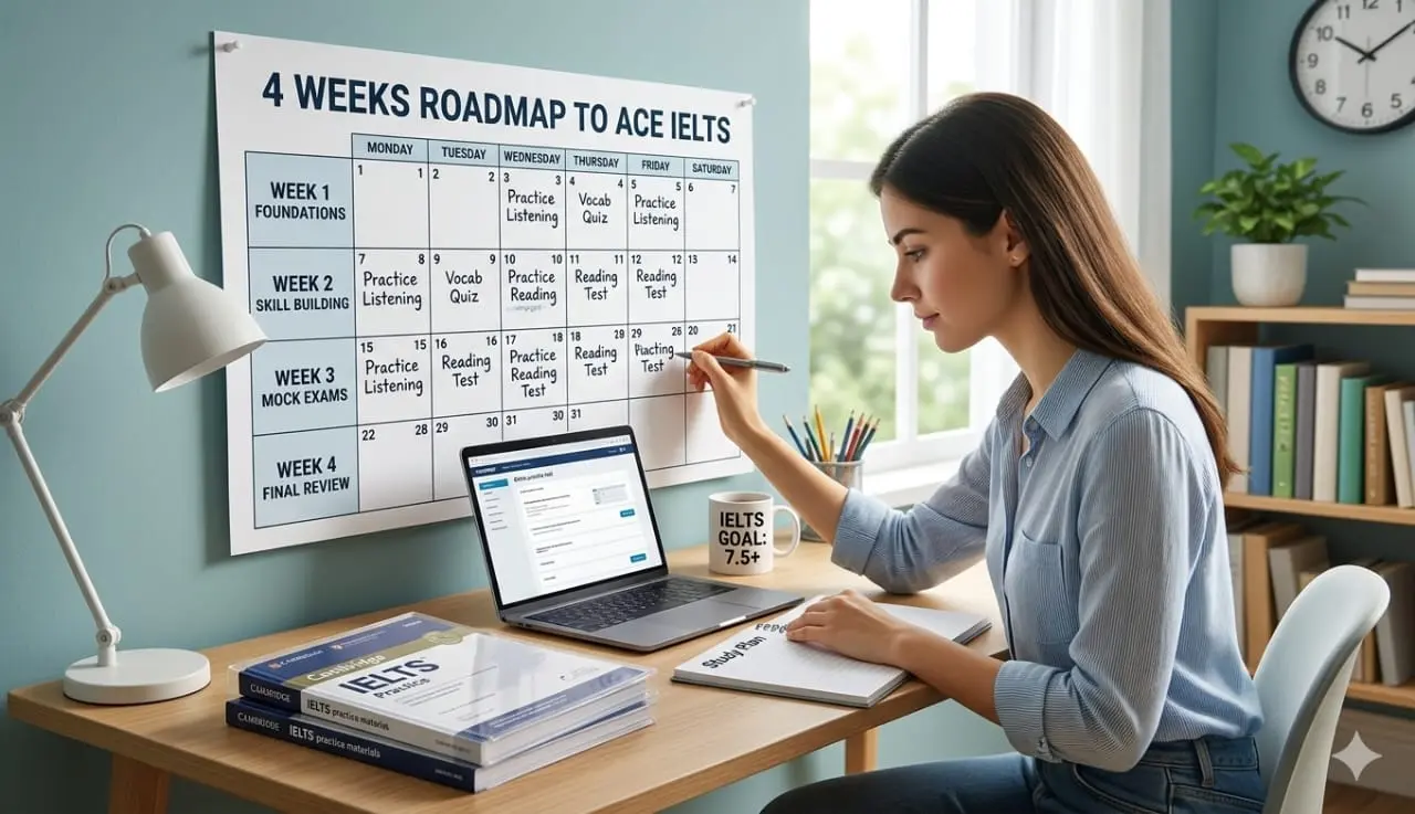 4-Week Roadmap To Prepare For IELTS